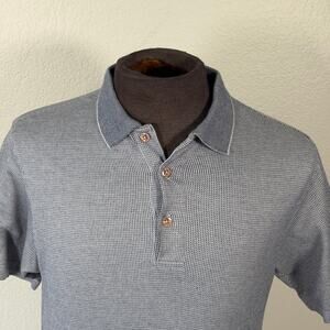 Palm Beach Men’s Golf Polo Blue size small 100% mercerized cotton preppy luxury